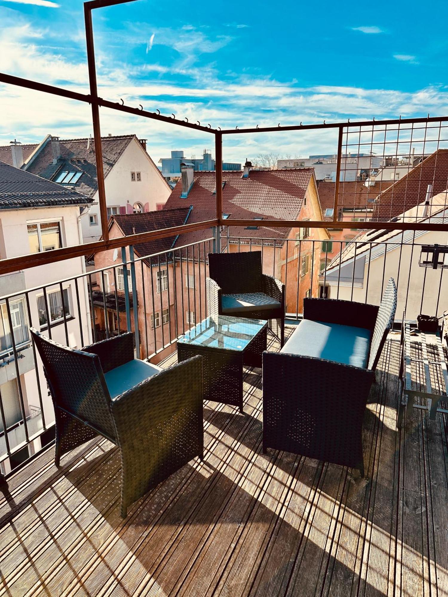 Zentrale Wohnung Mit Dachterasse Bregenz Exteriör bild
